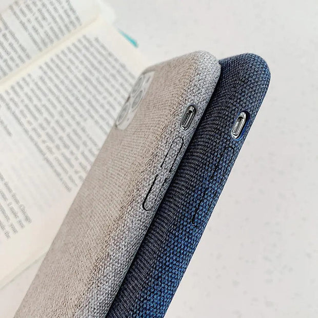 Looopix Canvas Phone Case for iPhone 11, iPhone 12