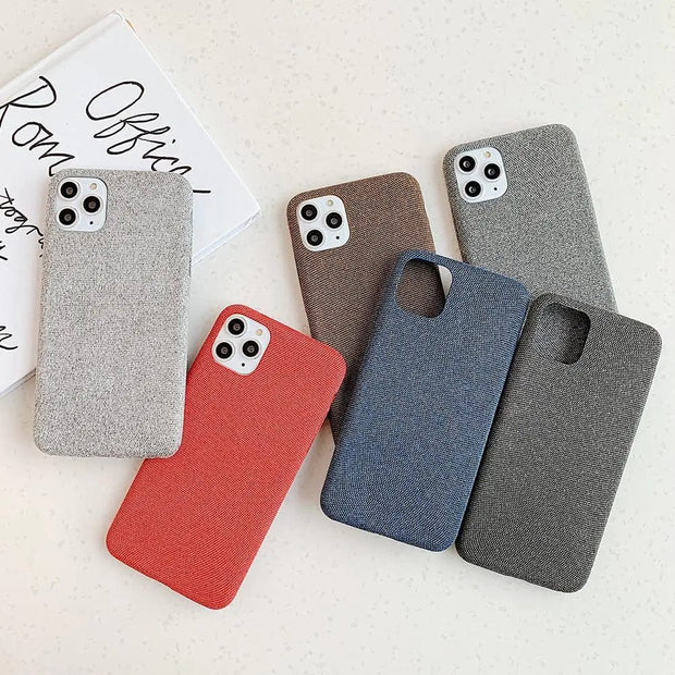 Looopix Canvas Phone Case for iPhone 11, iPhone 12