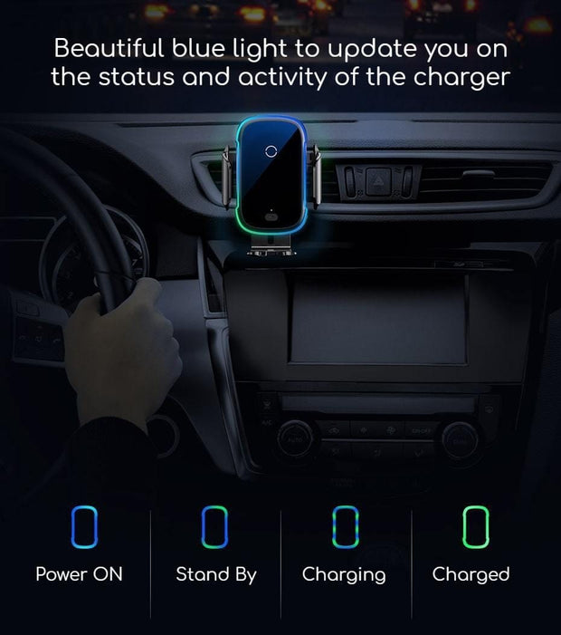 Looopix Car Phone Holder with Wireless Charging