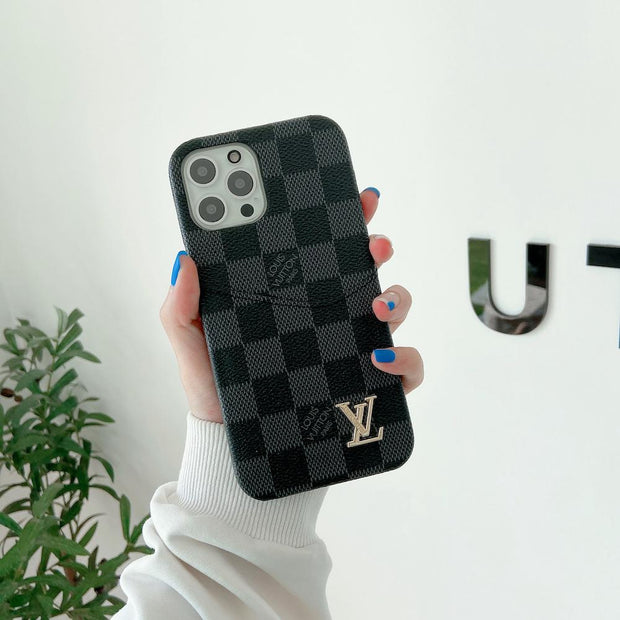 Looopix Card Holder Louis Vuitton And Gucci iPhone 15 Cases