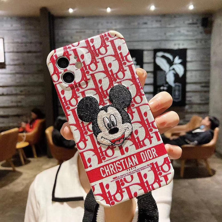 Looopix CD iPhone Case - Leather Fabric Cover