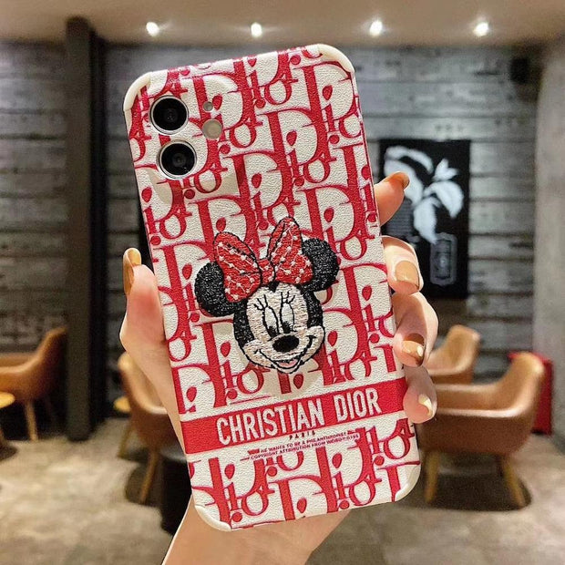Looopix CD iPhone Case - Leather Fabric Cover