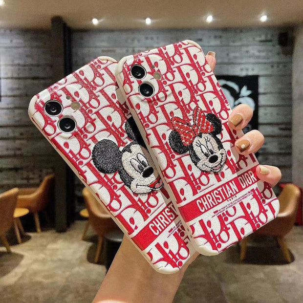 Looopix CD iPhone Case - Leather Fabric Cover