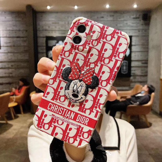Looopix CD iPhone Case - Leather Fabric Cover