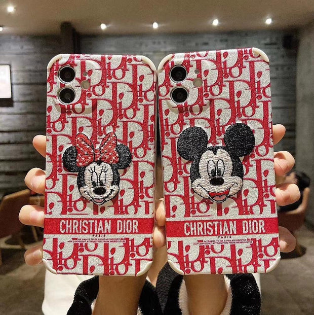 Looopix CD iPhone Case - Leather Fabric Cover