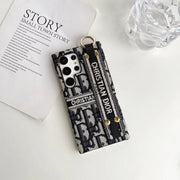 Looopix Christian Dior Designer Phone Case For Samsung with Hand strap