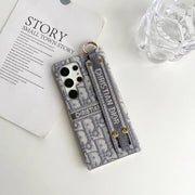 Looopix Christian Dior Designer Phone Case For Samsung with Hand strap