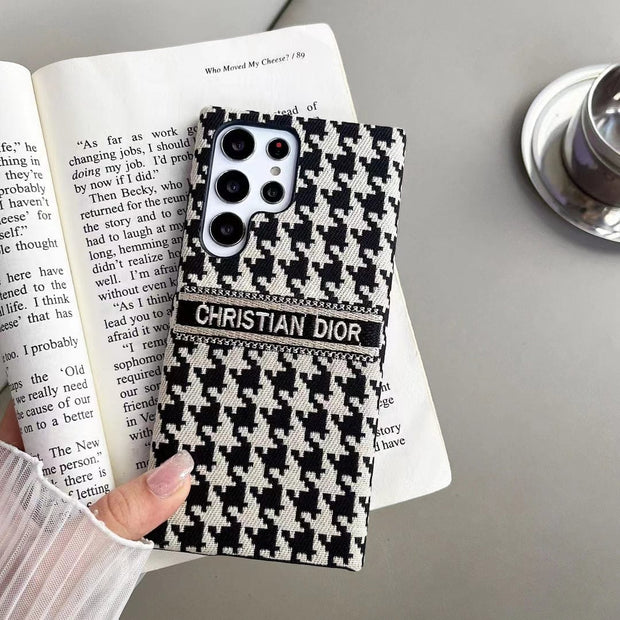 Looopix Christian Dior Designer Phone Cases for Samsung with Iconic Patterns