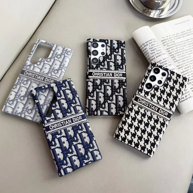 Looopix Christian Dior Designer Phone Cases for Samsung with Iconic Patterns