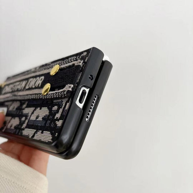 Looopix Christian Dior Samsung Z Flip/Z Fold Phone Case with Hand Strap – Samsung Fold Models