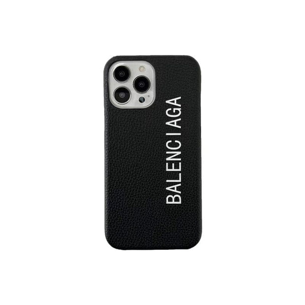 Looopix Classic Black Leather iPhone Cover