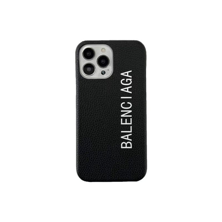 Looopix Classic Black Leather iPhone Cover