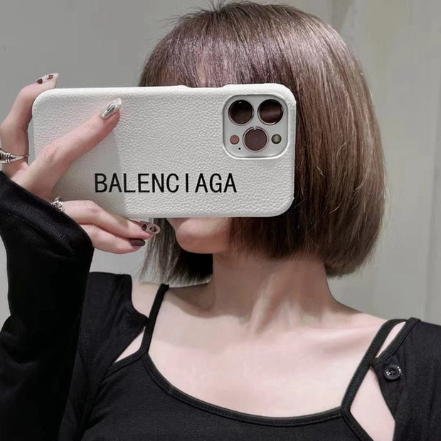 Looopix Classic Black Leather iPhone Cover