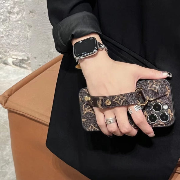 Looopix Classic Louis Vuitton iPhone Case With Handle | iPhone 12 to iPhone 15