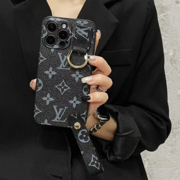 Looopix Classic Louis Vuitton iPhone Case With Handle | iPhone 12 to iPhone 15