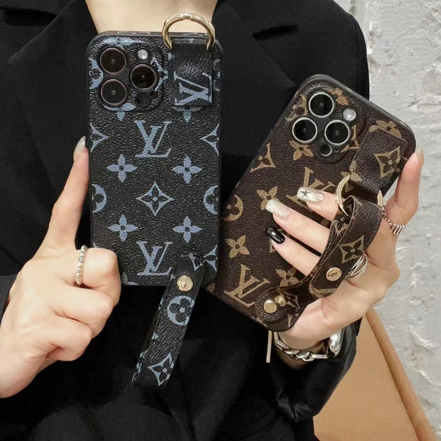 Looopix Classic Louis Vuitton iPhone Case With Handle | iPhone 12 to iPhone 15