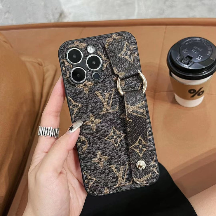 Looopix Classic Louis Vuitton iPhone Case With Handle | iPhone 12 to iPhone 15