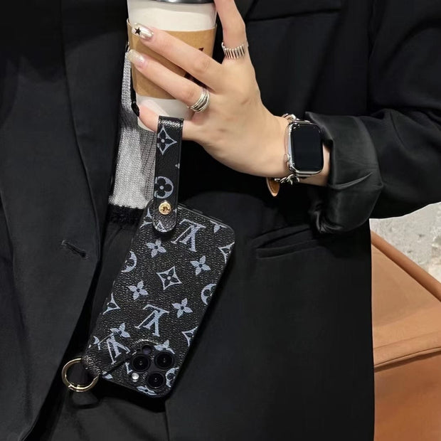 Looopix Classic Louis Vuitton iPhone Case With Handle | iPhone 12 to iPhone 15