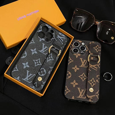 Looopix Classic Louis Vuitton iPhone Case With Handle | iPhone 12 to iPhone 15