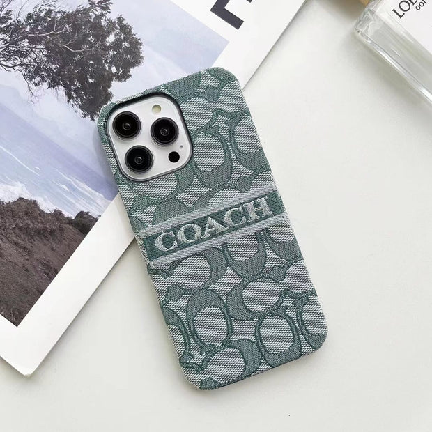 Looopix Coach Signature iPhone Case – Available for iPhone 11 to iPhone 16