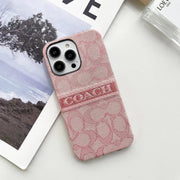 Looopix Coach Signature iPhone Case – Available for iPhone 11 to iPhone 16