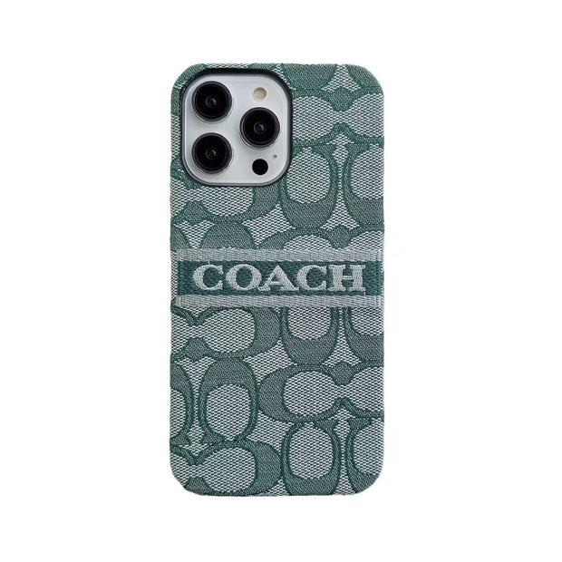 Looopix Coach Signature iPhone Case – Available for iPhone 11 to iPhone 16