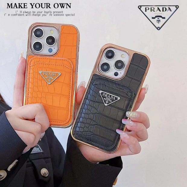 Looopix Colorful Prada Alligator iPhone Cover for iPhone 11 To iPhone 16