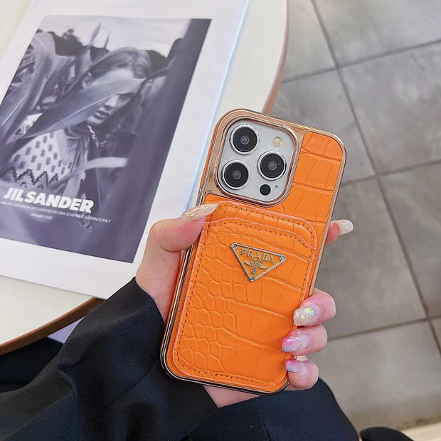 Looopix Colorful Prada Alligator iPhone Cover for iPhone 11 To iPhone 16