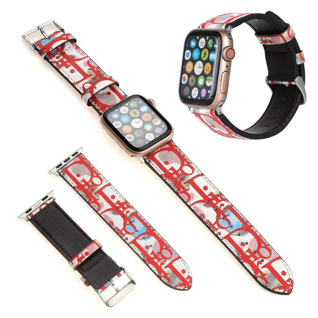 Looopix Designer Exotic Leather Dior Watch Band 38/40/41/42/44/45/49 mm