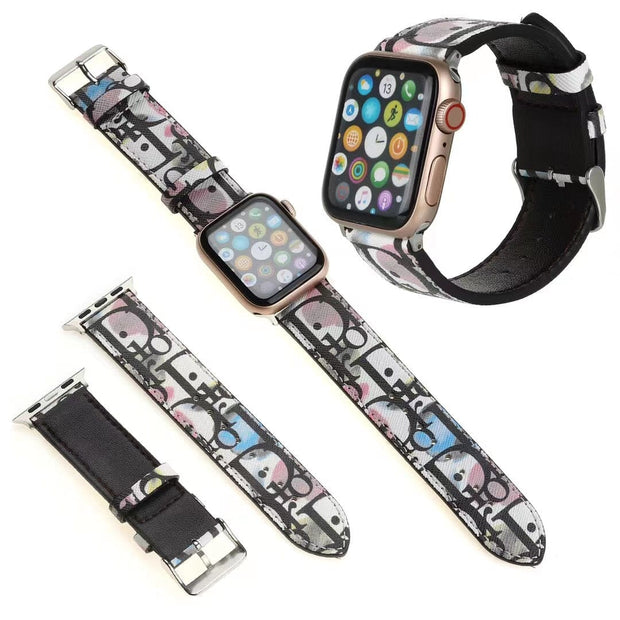 Looopix Designer Exotic Leather Dior Watch Band 38/40/41/42/44/45/49 mm