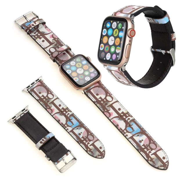 Looopix Designer Exotic Leather Dior Watch Band 38/40/41/42/44/45/49 mm