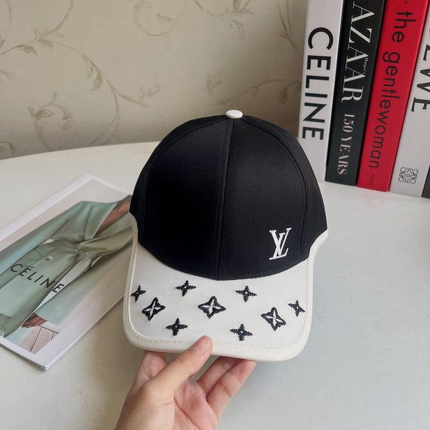 Looopix Designer Louis Vuitton Black and White Cap For Men & Women