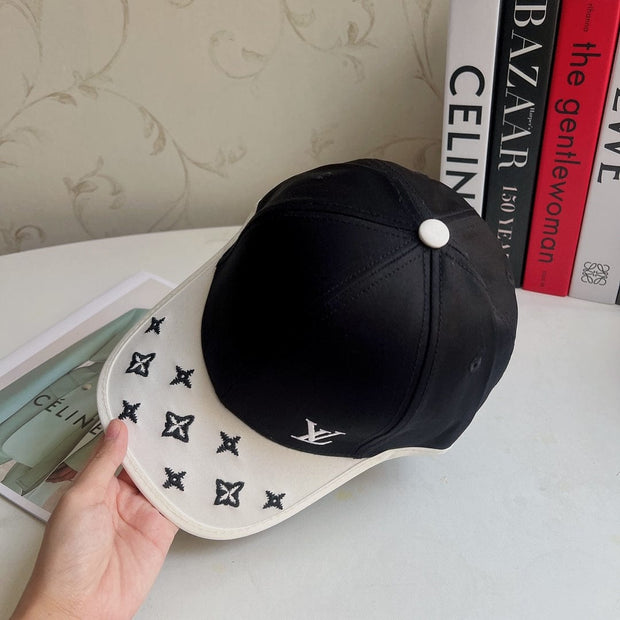 Looopix Designer Louis Vuitton Black and White Cap For Men & Women