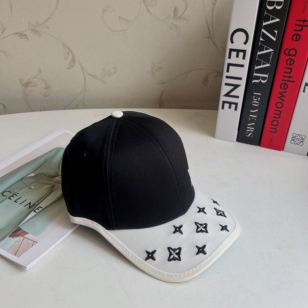 Looopix Designer Louis Vuitton Black and White Cap For Men & Women