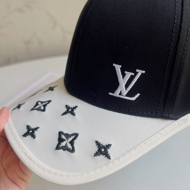 Looopix Designer Louis Vuitton Black and White Cap For Men & Women