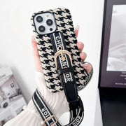 Looopix Dior Designer Strap iPhone Cases with Adjustable Lanyard