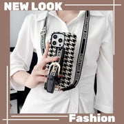 Looopix Dior Designer Strap iPhone Cases with Adjustable Lanyard