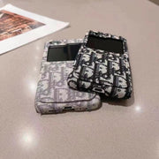Looopix Dior-Inspired Samsung Z Flip Case – Available for Z Flip 3, 4, 5, and 6