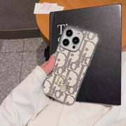 Looopix Dior iPhone Cases with Iconic Pattern and Pearl Accent
