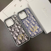 Looopix Dior Monogram iPhone Cases with Card Holder - Dual Design Collection