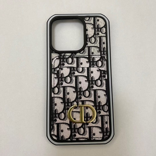 Looopix Dior Monogram iPhone Cases with Card Holder - Dual Design Collection