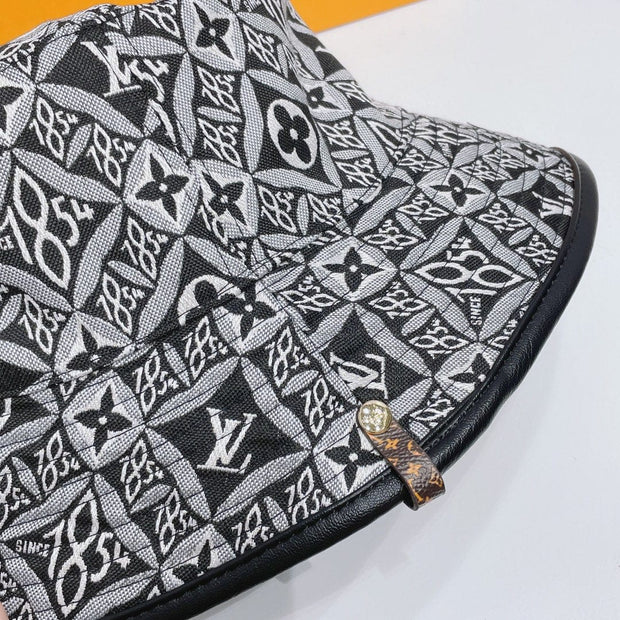 Looopix Double Faced Black And White Louis Vuitton Bucket Hat | 1854 Bucket Hat