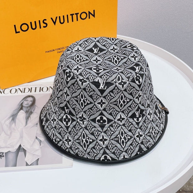 Looopix Double Faced Black And White Louis Vuitton Bucket Hat | 1854 Bucket Hat