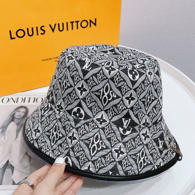 Looopix Double Faced Black And White Louis Vuitton Bucket Hat | 1854 Bucket Hat
