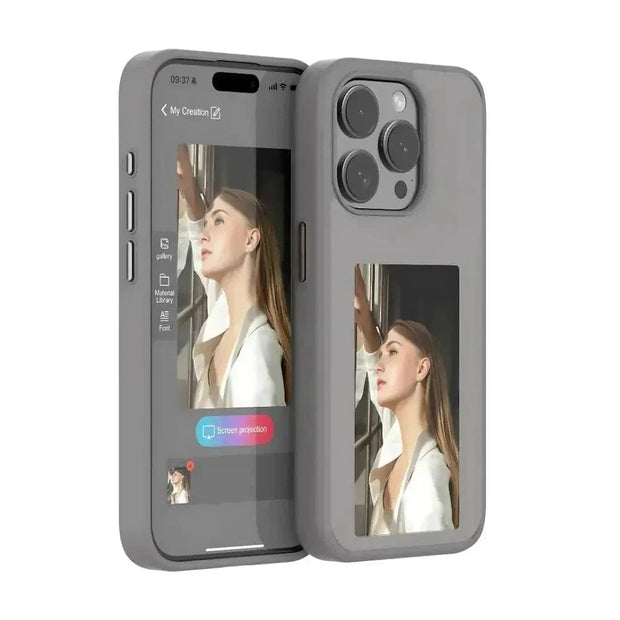 Looopix E-Ink Phone Case for iPhone 15