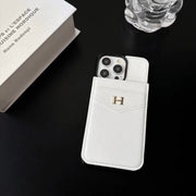 Looopix Eelegant White Leather Prada & Gucci & Hermes iPhone Cover