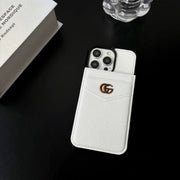 Looopix Eelegant White Leather Prada & Gucci & Hermes iPhone Cover