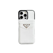 Looopix Eelegant White Leather Prada & Gucci & Hermes iPhone Cover