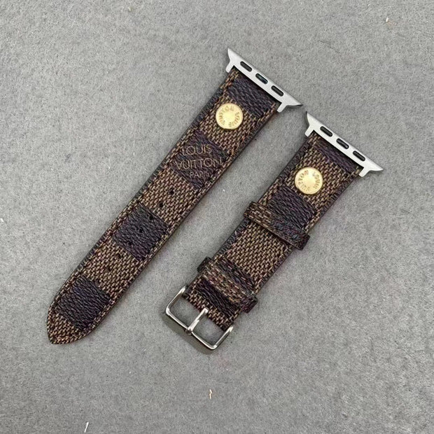 Looopix Elegant Leather Louis Vuitton Watch Band 38/40/41/42/44/45/49 mm
