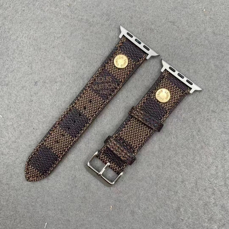 Looopix Elegant Leather Louis Vuitton Watch Band 38/40/41/42/44/45/49 mm